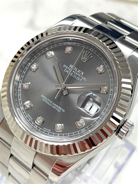 rolex 116334 rhodium dial